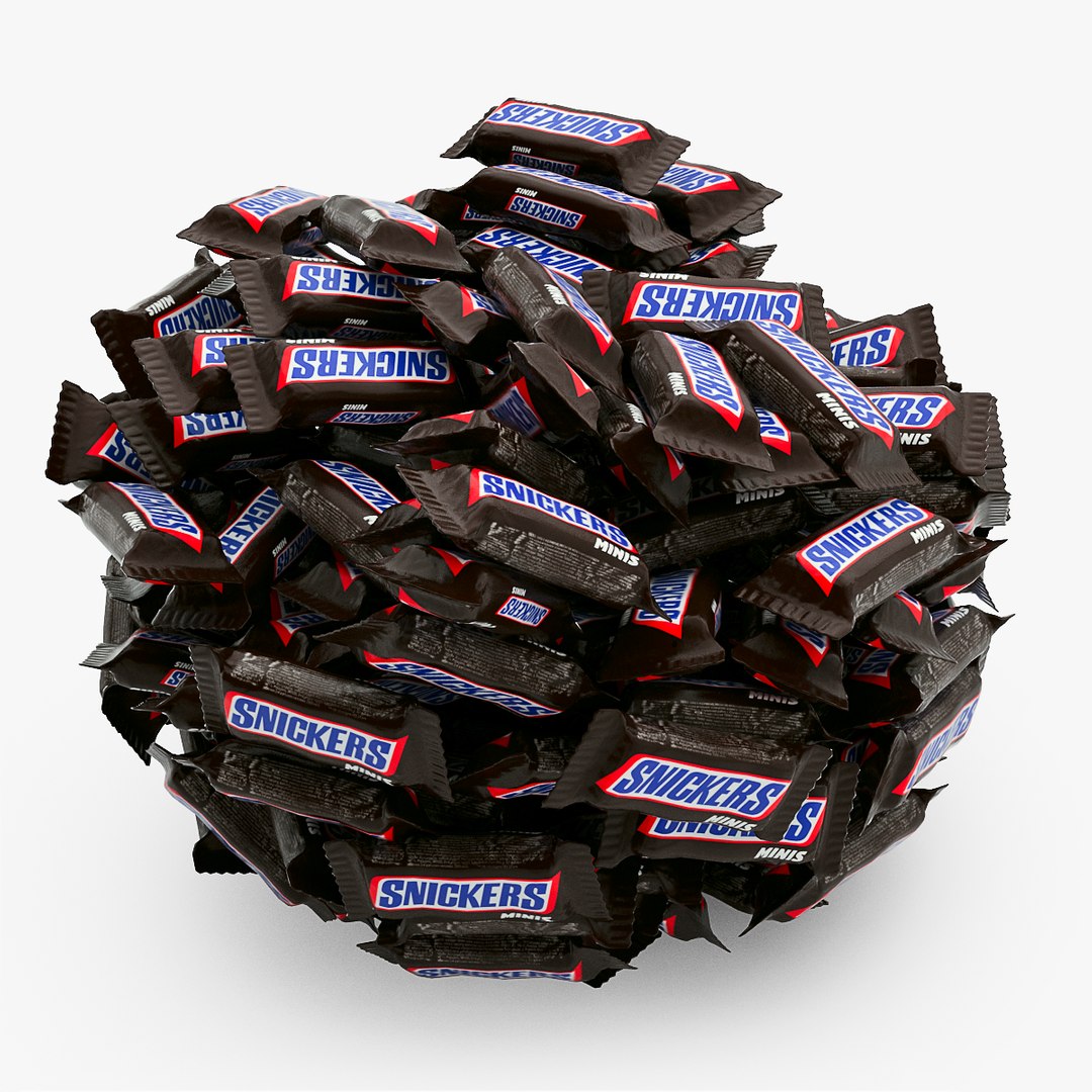 3d Snickers Minis