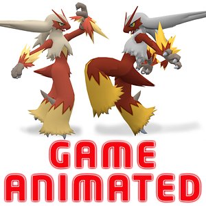 3D POKEMON Blaziken Animated Game Already