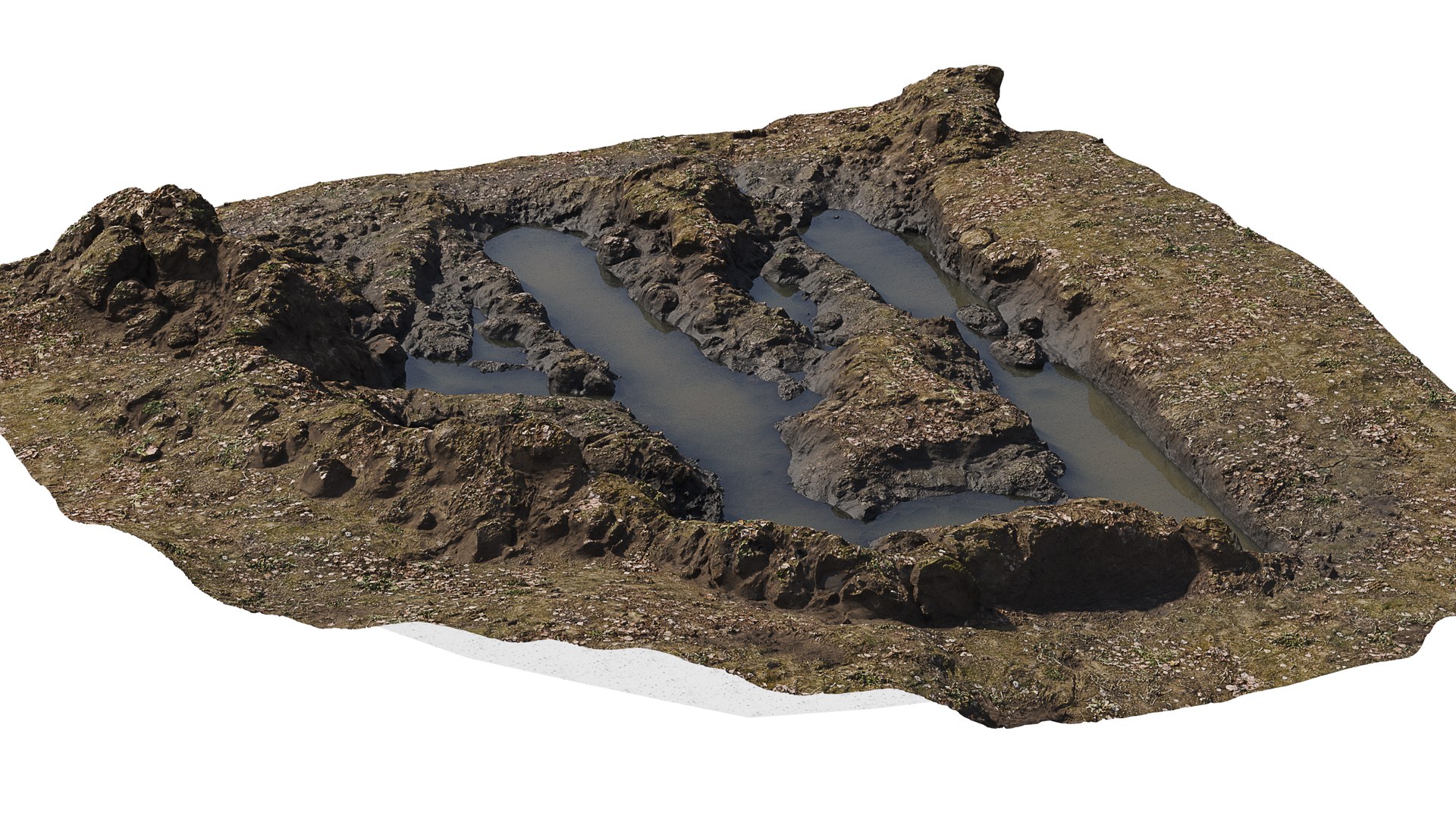 The Green mud pit 3D - TurboSquid 1915032