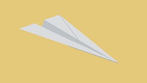Paper Airplane 3D model