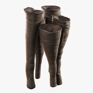 3D Modern Art Decor model
