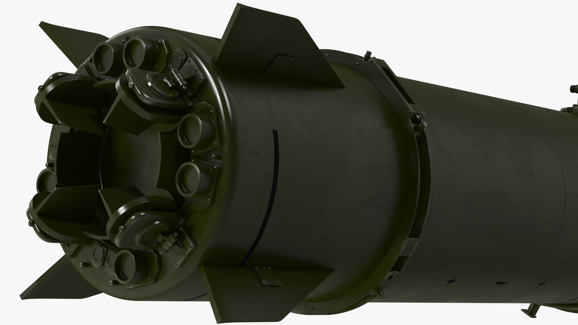 Russian Ballistic Missile 9M723 Iskander 3D Model - TurboSquid 2217098