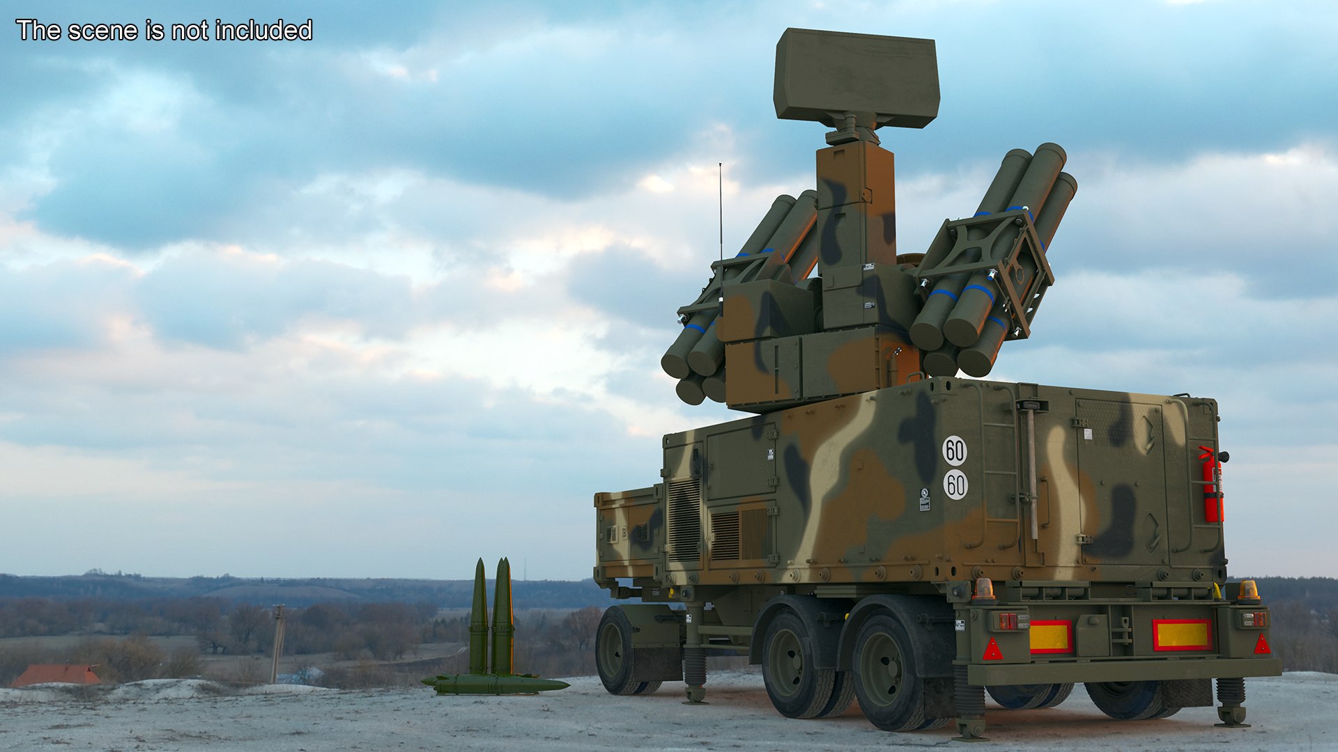 Russian Ballistic Missile 9M723 Iskander 3D Model - TurboSquid 2217098