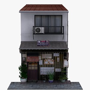 3D old restaurant model