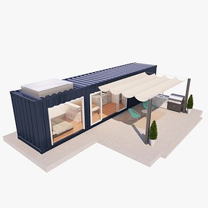 3D container house model