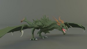 3D model Big dragon model