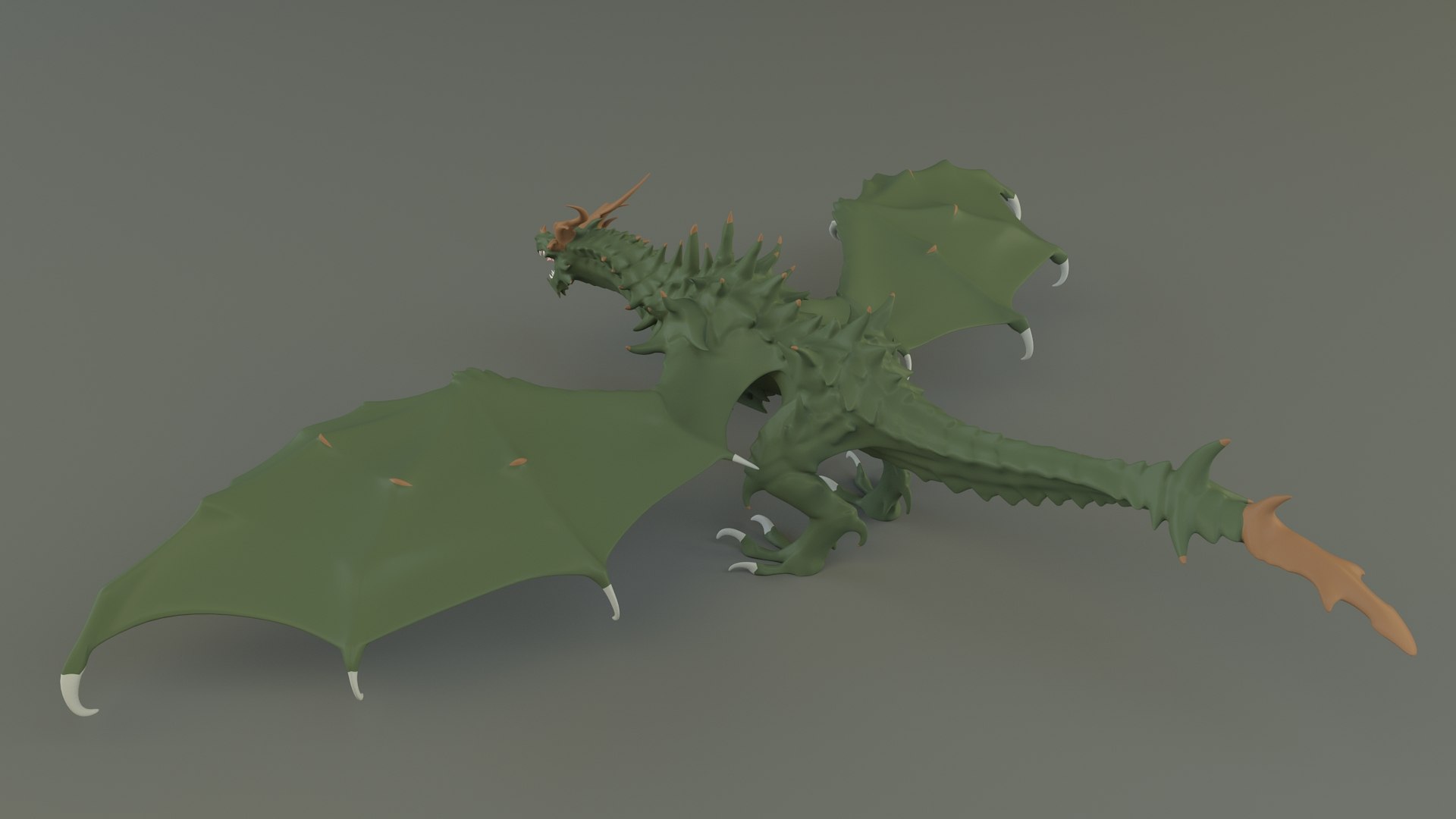 3D Model Big Dragon Model - TurboSquid 2267250