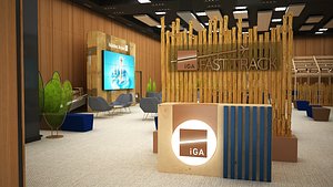 3D model Airport Meeting Lounge