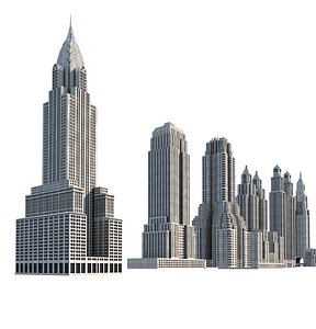 Monumental Buildings Pack 3D model