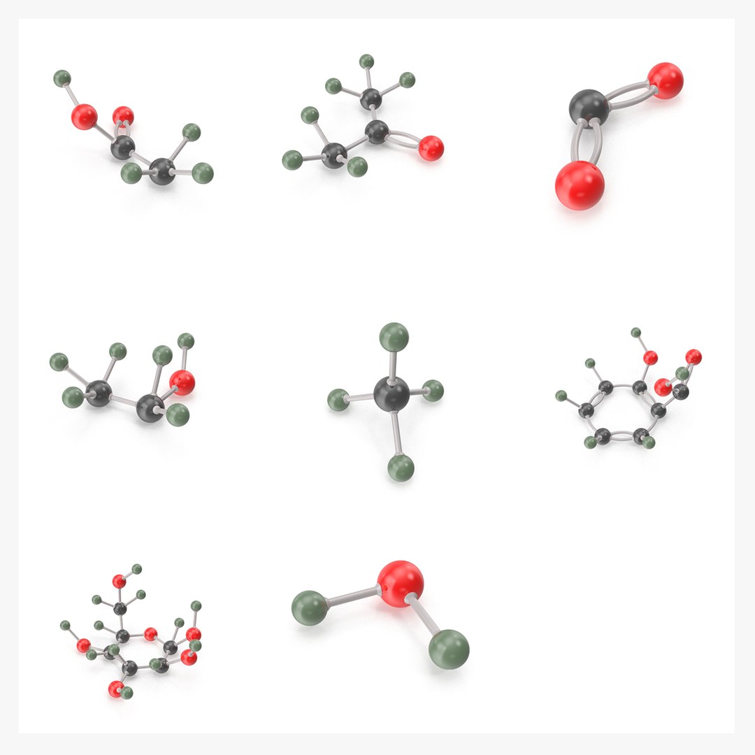 8 Atoms Structure model - TurboSquid 2002745