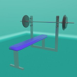 3D bench barbell