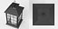 decorative lantern candle 2 3D