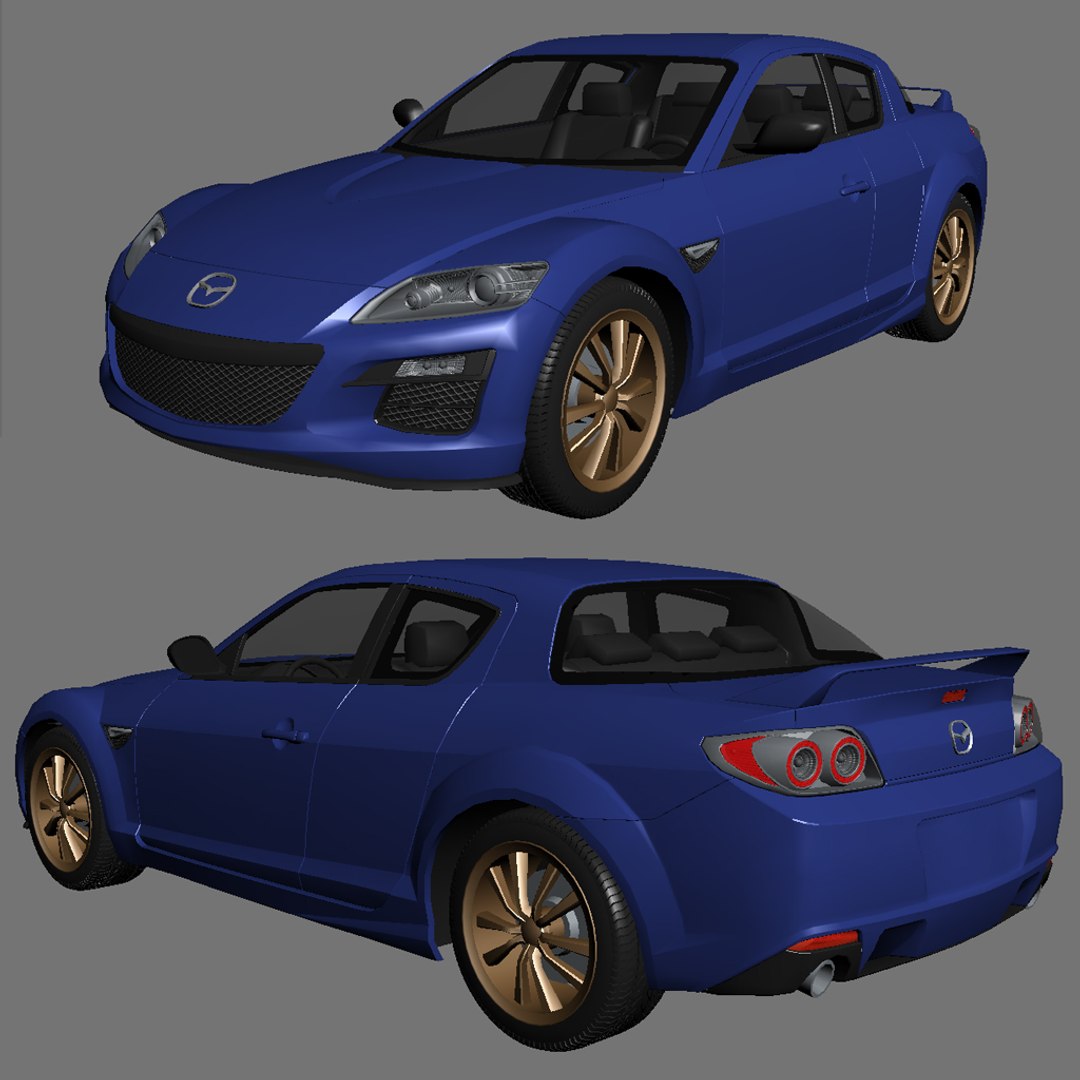 3d Model Mazda Rx8 Rx