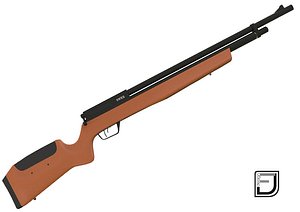 rifle w-01 3d obj