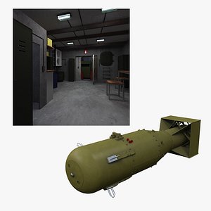 Fallout Shelter and Little Boy Atomic Bomb