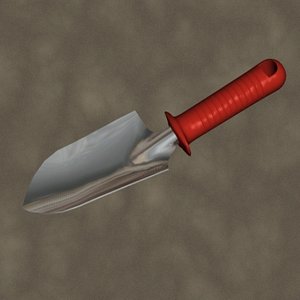 trowel zipped 3d model