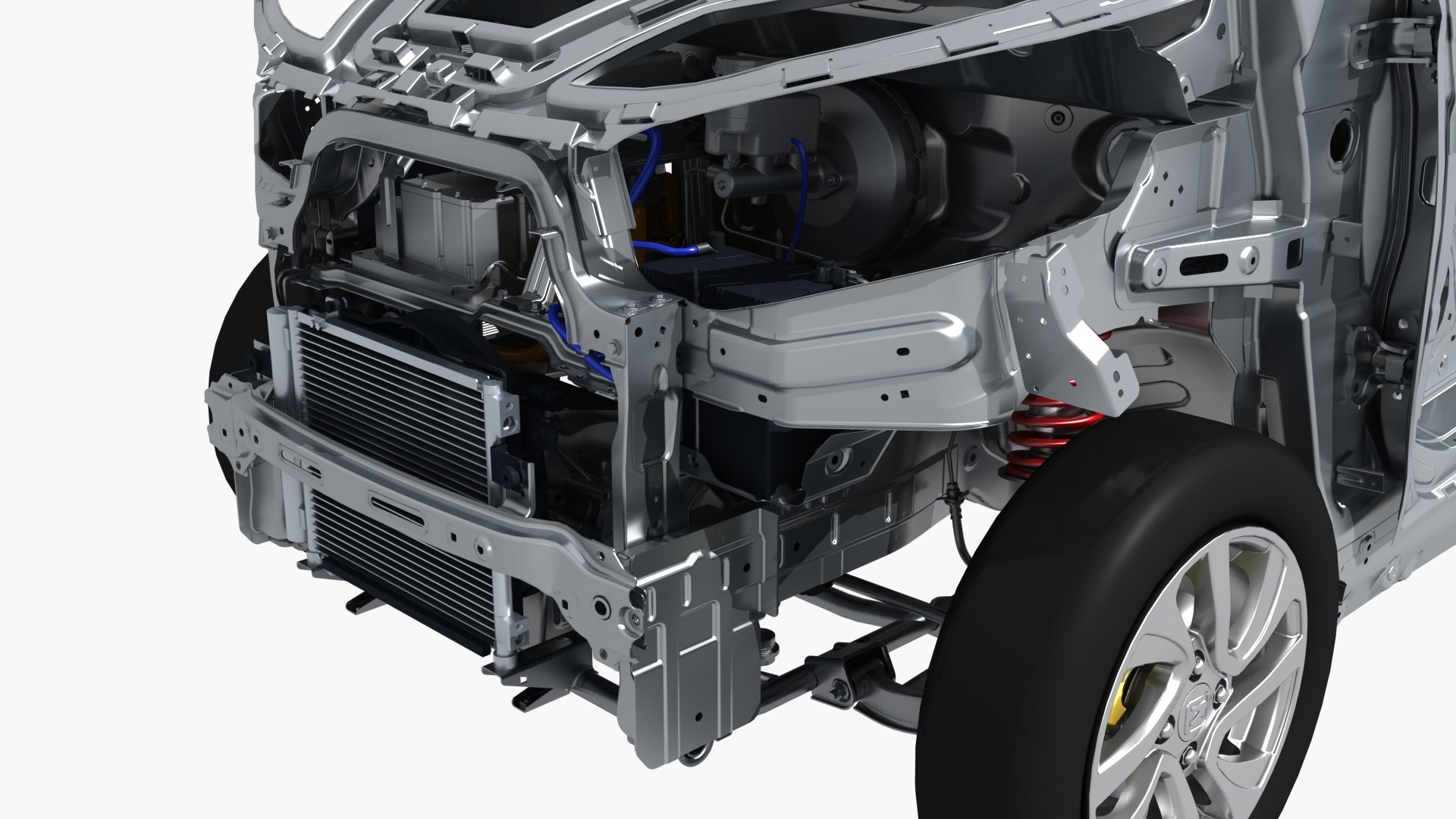 Mini Electric Car Chassis Frame X-Ray 3D Model - TurboSquid 2373954