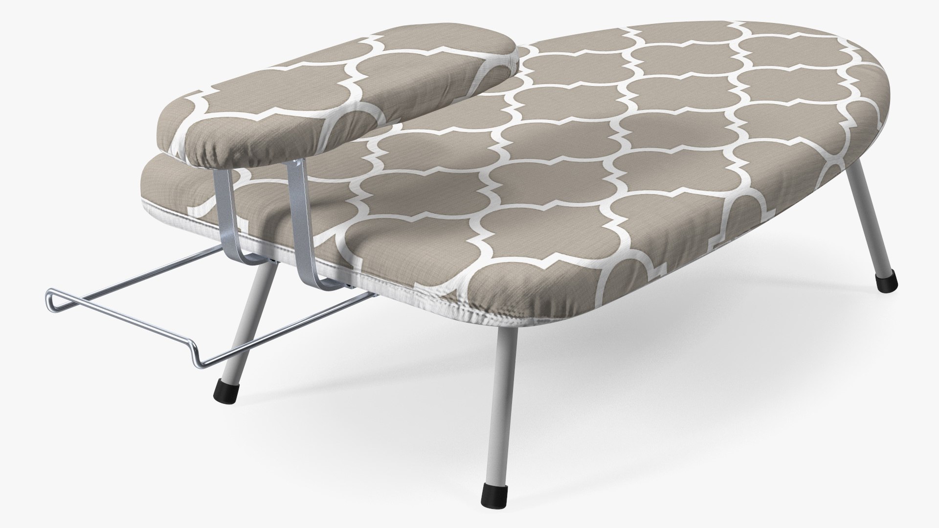Tabletop Ironing Board Beige 3D model preview