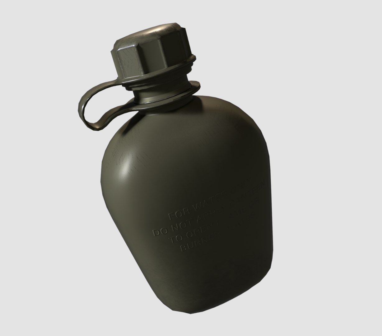 Soldier canteen 3D model TurboSquid 1339081