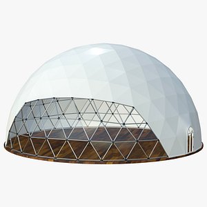3D model Geodesic Dome V6