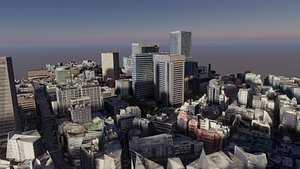 Japan - Tokyo City photogrammetry 13 3D model