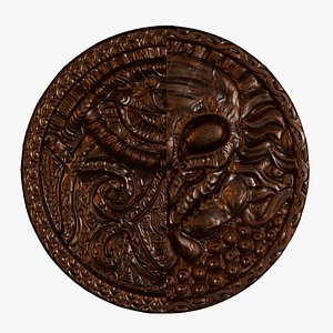3D Cursed creature of the deep medal