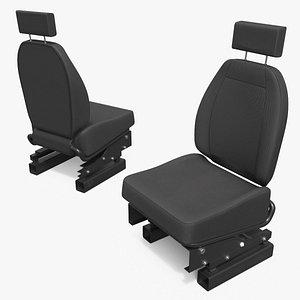 Heavy Machinery Driver Seat 3D model