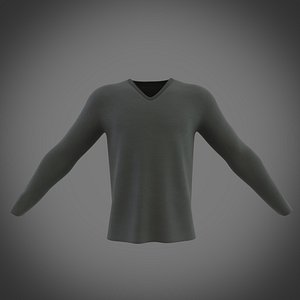 v-neck long sleeve t-shirt