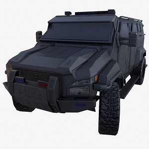 3D pit-bull vx truck green model