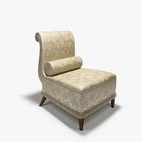 Baker 452 Slipper Armchair
