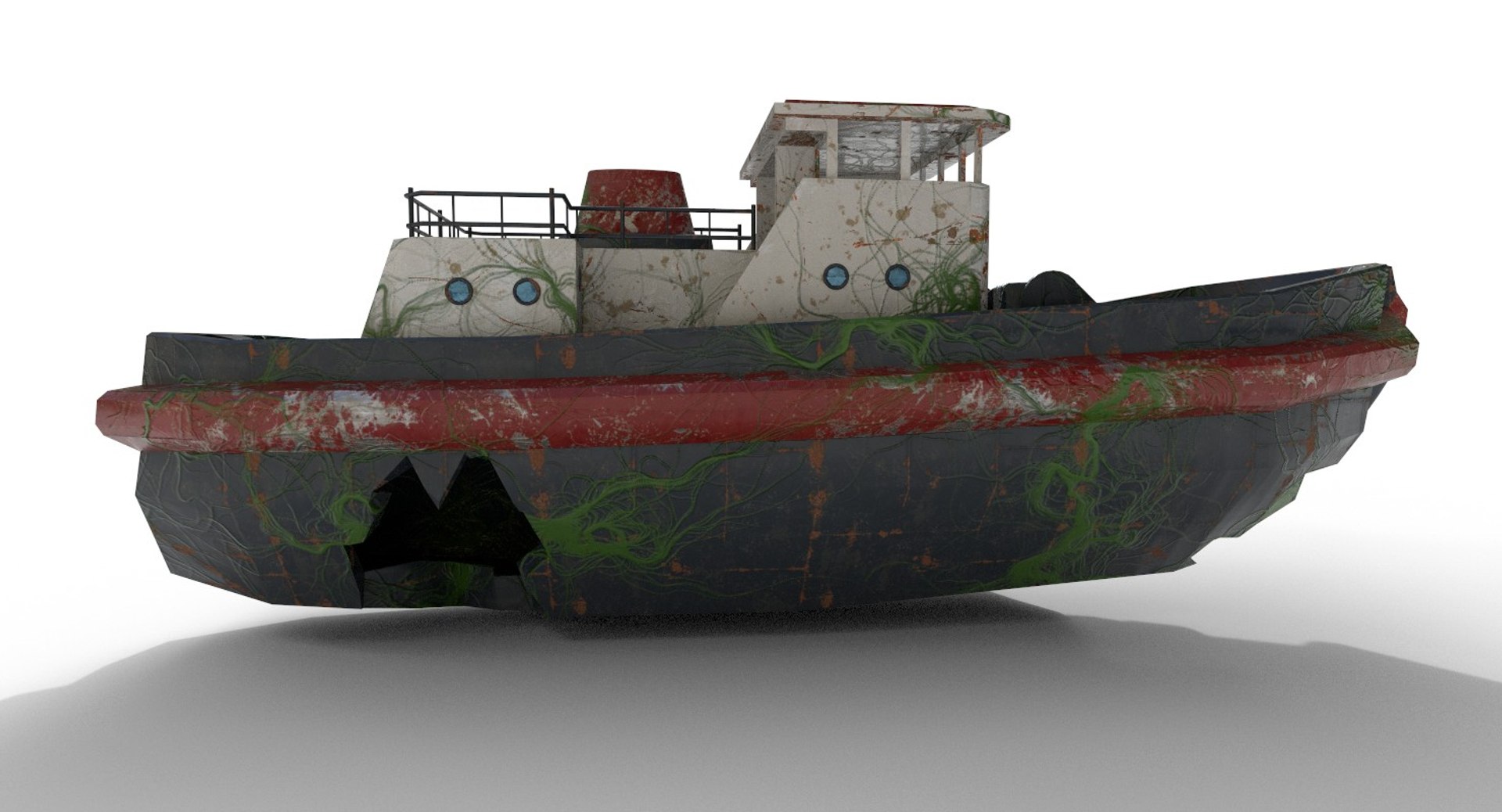 Boat wreck 3D model - TurboSquid 1388691