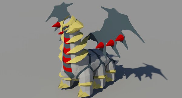 3d giratina pokemon model