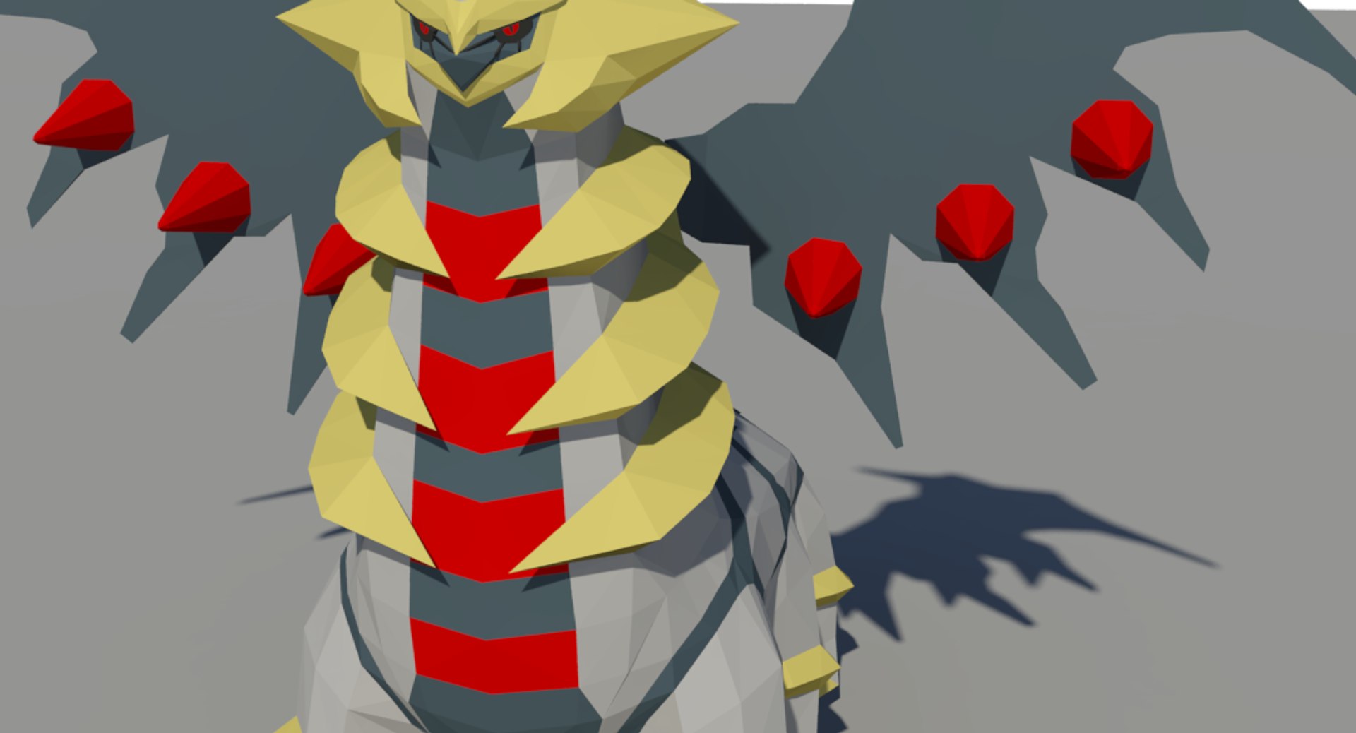 Giratina origin form - Pokemon 3D model 3D printable