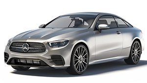 3D Mercedes-Benz E-Class Coupe 2022 model