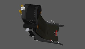 Ejection Seat MiG-29 3D model