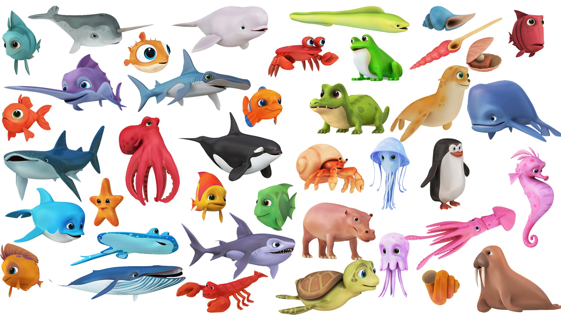 Mega Cartoon Sea Creatures 40 in 1 Collection 3D https://p.turbosquid.com/ts-thumb/lg/pX8rza/Zg/col481/jpg/1689875078/1920x1080/fit_q87/168f3998553bb13703540a3ff32383b8a6ff7fcd/col481.jpg