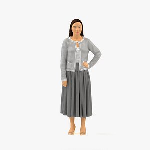 3D scanned human