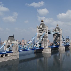 Bridge London Tower 3D Model
