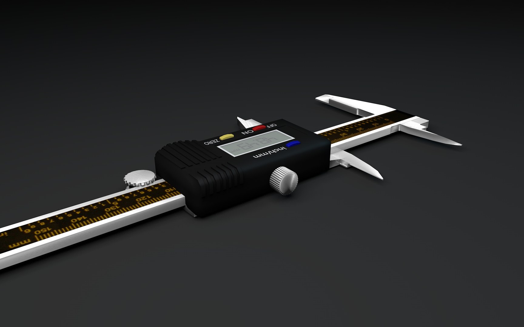 Digital Caliper 3d C4d