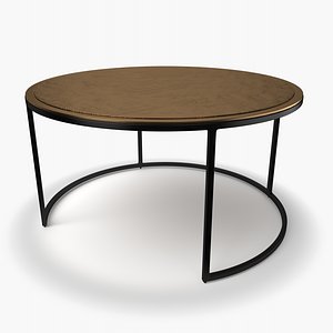 knurl large coffee table 3D model