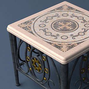 3d model classic table