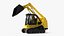 Skid Steer Loader with Operator and Sand Load