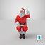 3D santa claus figure 04