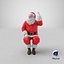 3D santa claus figure 04