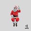 3D santa claus figure 04