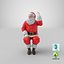 3D santa claus figure 04