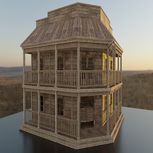 3D Western Saloon