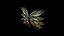 Fantasy wings in 15 versions rigged and animated