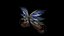 Fantasy wings in 15 versions rigged and animated