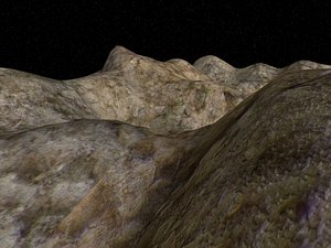 free terrain landscape 3d model